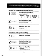 Предварительный просмотр 13 страницы Panasonic NN-K652 Operation Manual