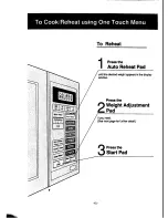 Предварительный просмотр 14 страницы Panasonic NN-K652 Operation Manual