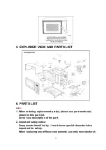 Preview for 12 page of Panasonic NN-L520WF Service Manual