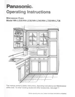 Panasonic NN-L526 Operating Instructions Manual preview