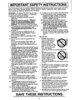 Preview for 4 page of Panasonic NN-L531WF Operating Instructions Manual