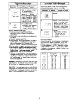 Preview for 10 page of Panasonic NN-L531WF Operating Instructions Manual