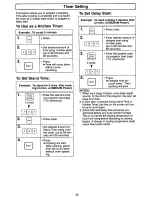 Preview for 14 page of Panasonic NN-L531WF Operating Instructions Manual