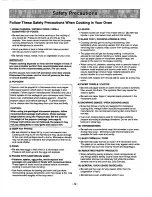 Preview for 6 page of Panasonic NN-L538 Operating Instructions Manual