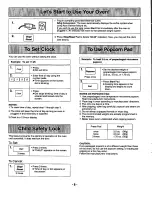 Preview for 10 page of Panasonic NN-L538 Operating Instructions Manual