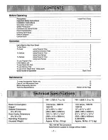 Preview for 3 page of Panasonic NN-L628 Operating Instructions Manual