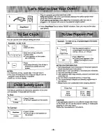 Preview for 10 page of Panasonic NN-L628 Operating Instructions Manual