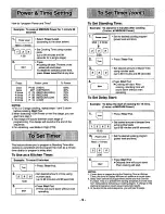 Preview for 11 page of Panasonic NN-L628 Operating Instructions Manual