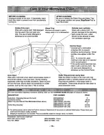 Preview for 15 page of Panasonic NN-L628 Operating Instructions Manual