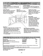 Preview for 8 page of Panasonic NN-L639 Operating Instructions Manual