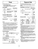 Preview for 11 page of Panasonic NN-L731 Operating Instructions Manual