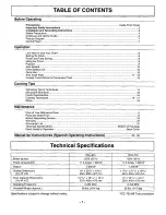 Preview for 3 page of Panasonic NN-L731WF Operating Instructions Manual