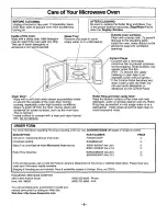 Preview for 8 page of Panasonic NN-L731WF Operating Instructions Manual