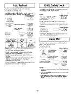 Preview for 12 page of Panasonic NN-L731WF Operating Instructions Manual