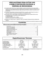 Preview for 22 page of Panasonic NN-L731WF Operating Instructions Manual