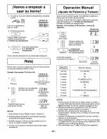 Preview for 29 page of Panasonic NN-L731WF Operating Instructions Manual