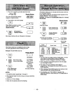 Preview for 10 page of Panasonic NN-L839 Operating Instructions Manual