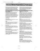 Preview for 18 page of Panasonic NN-MX20 Operation Manual And Cookbook