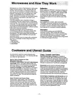 Preview for 6 page of Panasonic NN-MX21 Operation Manual And Cookbook