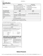 Preview for 2 page of Panasonic NN--MX21WF Service Manual