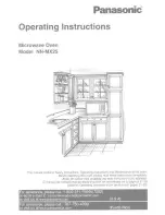 Preview for 1 page of Panasonic NN-MX25 Operating Instructions Manual