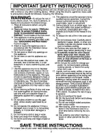 Preview for 4 page of Panasonic NN-MX25WF Operating Instructions Manual