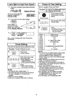 Preview for 10 page of Panasonic NN-MX25WF Operating Instructions Manual