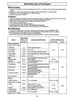 Preview for 12 page of Panasonic NN-MX25WF Operating Instructions Manual