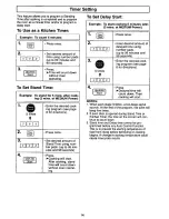 Preview for 16 page of Panasonic NN-MX25WF Operating Instructions Manual