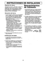 Preview for 26 page of Panasonic NN-MX25WF Operating Instructions Manual