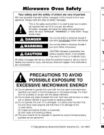 Preview for 2 page of Panasonic NN-MX26 Operating Instructions Manual