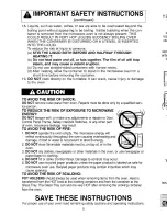 Preview for 4 page of Panasonic NN-MX26 Operating Instructions Manual