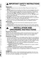 Preview for 5 page of Panasonic NN-MX26 Operating Instructions Manual