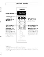 Preview for 11 page of Panasonic NN-MX26 Operating Instructions Manual