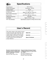 Preview for 28 page of Panasonic NN-MX26 Operating Instructions Manual