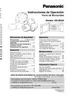 Preview for 29 page of Panasonic NN-MX26 Operating Instructions Manual