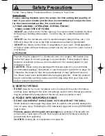 Preview for 7 page of Panasonic NN-MX26BF Operating Instructions Manual