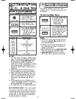 Preview for 13 page of Panasonic NN-MX26BF Operating Instructions Manual