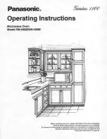 Preview for 1 page of Panasonic NN-N588 Operating Instructions Manual