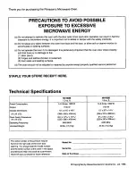 Preview for 2 page of Panasonic NN-N588 Operating Instructions Manual