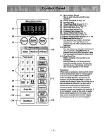 Preview for 9 page of Panasonic NN-N698 Operating Instructions Manual