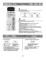 Preview for 16 page of Panasonic NN-N698 Operating Instructions Manual