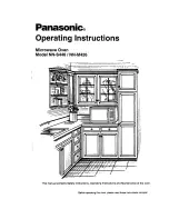 Panasonic NN-P426 Operating Instructions Manual preview