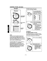 Preview for 12 page of Panasonic NN-P426 Operating Instructions Manual