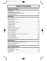 Preview for 2 page of Panasonic NN-P794 series Operating Instructions Manual