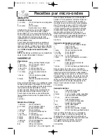 Preview for 54 page of Panasonic NN-P794 series Operating Instructions Manual