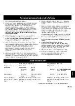 Preview for 155 page of Panasonic NN-Q543 Operating Instructions Manual