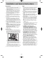 Preview for 3 page of Panasonic NN-S215WF Operation Manual