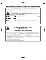 Preview for 35 page of Panasonic NN-S245 Operation Manual