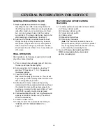 Предварительный просмотр 11 страницы Panasonic NN-S251BL Service Manual